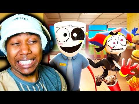 Fast Food Masquerade is a CRAZY episode! | Amazing Digital Circus Reaction
