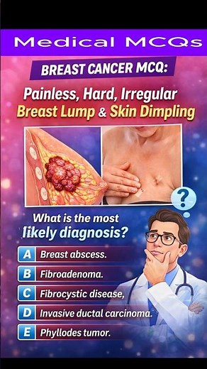 Breast Lump Red Flag 🚨 | Invasive Ductal Carcinoma Explained | Breast Cancer Signs #Shorts