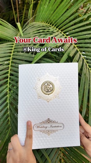 King Of Cards - India’s Largest Wedding Card Store on Instagram: "Turning ideas into art, every detail meticulously crafted in a wedding card that reflects your love🩷 SKU CODE - [Wedding card design, wedding card invitation, invitation card, shadi card, wedding card price, wedding card online, trending wedding card, hindu wedding card] #indianweddingcard #weddinginvitation #hinduweddingcard #marriagecards #marriageinvitation"