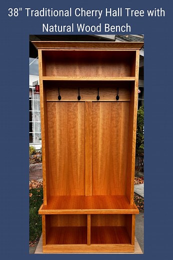 Traditional Style Hall Tree | Mudroom/entryway/hall/laundry Furniture | Multiple Sizes & Options | - Etsy