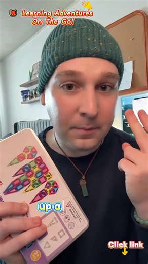 ✈️ Screen-Free Travel, Happy Kids! Ditch the devices! This portable magnetic tile set fits in your bag and sparks endless creativity. 🎒🧲 Builds spatial skills independent play – the secret to peaceful journeys. Parents swear by it for stress-free adventures. Try the magic today! 😊 | Aspirationwish