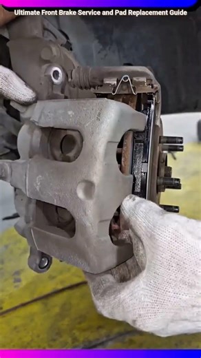 Ultimate Front Brake Service and Pad Replacement Guide #shorts #brakesystem #mechanic