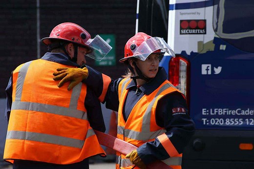 Volunteering with Fire Cadets