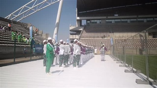 The gees is high, the vibes is loud and die trots loop oor 🔥 DAY 2 of the Kaapse Klopse Choral Competition hosted by KKKA at Athlone Stadium! Is julle nog oryt, my mense?! 👀💃 Ashwin Willemse Orient is in the house with daai Grand March Pass: pure vibes, pure gees, net trots 💜 Klopse life, always! 🎥 @vosmedia_021 #kaapseklopse2026 #kkka2026 | Cape Town Street Parade