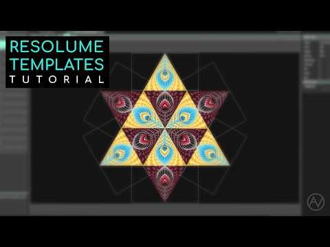 How to Use AV Studio Resolume Layout Templates with Projection Mapping Loops