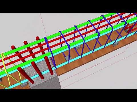 Overhanging Beam Reinforcement according to Curtailment