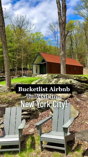 This is Bucketlist Airbnb around 2 hours from New York City! The Pond House can hold up to 6 guests and has everything needed for a private summer getaway. Some of my favorite features were the pond, waterfall, hammock and kitchen stocked with all appliances needed to make a great meal on the property. Full review coming soon! ✅ #airbnbreviews #nycgetaway #newyorker #newyorkstate #getaways #airbnb #travel #adventure #cabin #cabingetaway #couplesgetaway #friendsgetaway #girlstrip