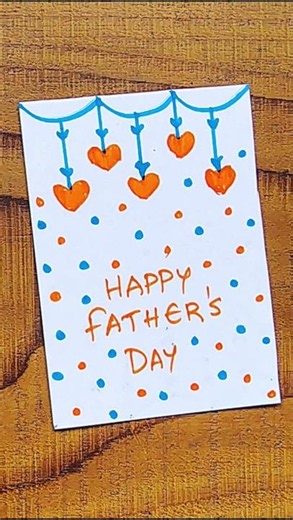 Easy & Colorful🌈 DIY Father's day Card #shorts #fathersday #shortvideo #artwithchinu #papercraft
