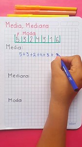 1.8M views · 17K reactions | ✅️Guía definitiva para calcular Media, Mediana y Modo  | Dinia | Facebook