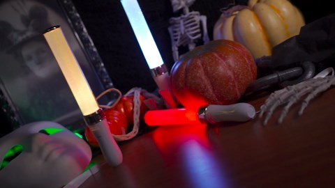 Lewtemi 2 Pcs K-pop Lightstick LED Glow Sticks 15 Color Reusable Concert Stick 2 Modes Idol Flashing Battery Powered LED Sticks J-pop Wotagei Penlight Party Supplies for Raves Camping New Year