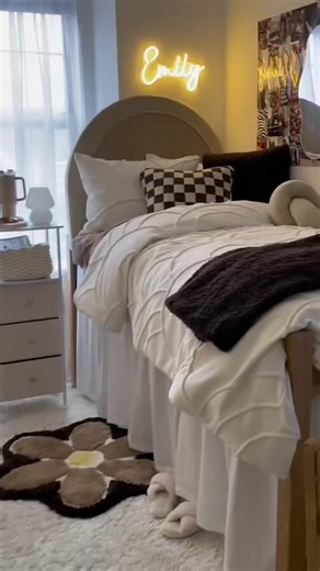 Cozy White Dorm Room Tour: Calm, Minimal, and Homey