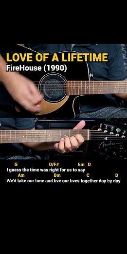 Love Of A Lifetime - FireHouse (Easy Guitar Chords Tutorial with Lyrics) part 1 REELS #DocOtepGuitarTutorial | Doc OTEP Studio