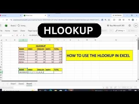 HLOOKUP Formula Kaise Lagaye? | Learn HLOOKUP in Excel (Step-by-Step) wintex skill