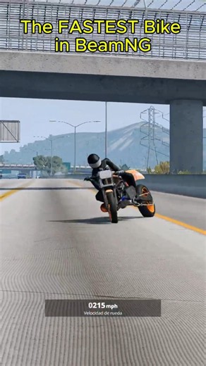 TEST 2000cc Bike | BeamNG | #beamngdrive #shorts