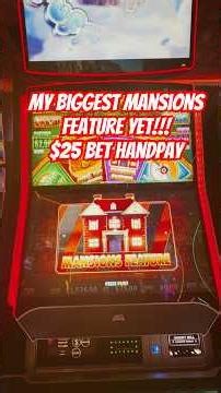 ￼ My first time getting Mansions feature on a $25 bet!!! 😍🍀🎉