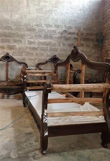 Sofa Making Process: Old Sofa to New Chinioti Design