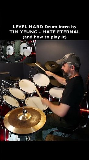 DRUMS LEVEL HARD: Tim Yeung - HATE ETERNAL - Darkness by Oath