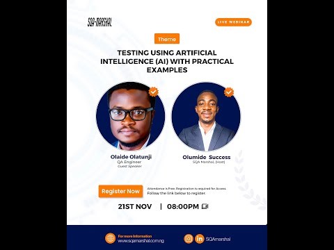 Testing using Artificial Intelligence AI with Practical Examples