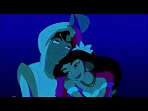Aladdin (1992) Aladdin & Jasmine’s First Kiss