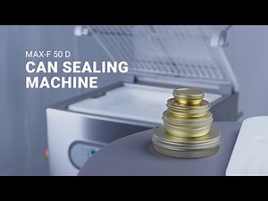 Vacuum packaging machine for tins — MAX-F 50 D