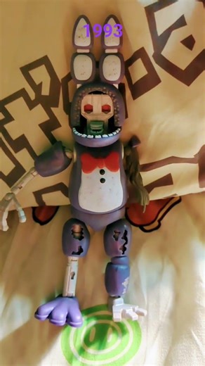 withered Bonnie through the years #jazwares #fnaf