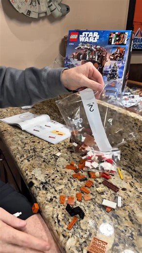 The LEGO STAR wars Gingerbread AT-AT (@-@) Walker! This might be the most fun LEGO set I have ever built. It's going to be the perfect addition to the Star Wars Christmas Wonderland that my Star Wars basement will become November 1st! ##starwars #starwarsfan #lego #starwarslego #legostarwars #atat #legochristmas #starwarschristmas #starwarschristmasdecorations #christmasdecor #starwarsroom #starwarsbasement #starwarscollection #legocollector #legocollection | Dadofxander