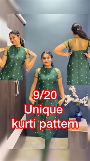 chikki__reddy__✨ on Instagram: "9/20 unique kurti pattern…,u should have in ur wardrobe . . . . [kurti,pattern,unique,wardrobe,essentials,fabric,explore,reference,share,explore,viral,outfitinspo,outfitinspiration,ootd,trending,Patterns,kurtipatterns] . . . . #kurti #kurticollection #kurtidesign #outfitinspo #reelsinstagram #trendingreels #reels #ootd #instagood #reelsvideo #instalike #instagram"