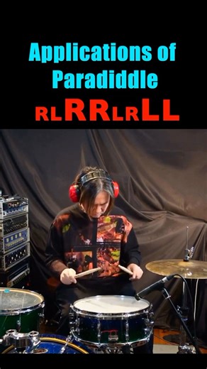 Applications of Paradiddle accent 3.4 Follow me↓ @shoji.yoshimura #drumfill #drumsfill #drumlessons #drums #drum #drummer #drumvideo #drumset #drummerworld #drummerlife #drumlife #drumstagram #instadrum #instadrums #instadrummer #sakaedrums #zildjian #sabian #rudiments | Shoji Yoshimura
