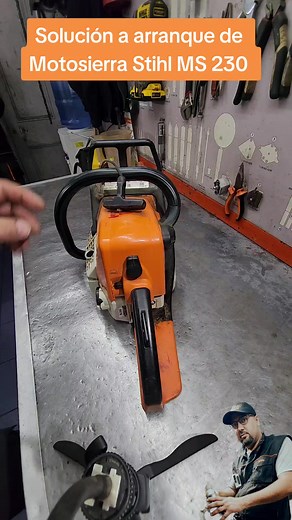Reparación del arranque de motosierra Stihl MS 230