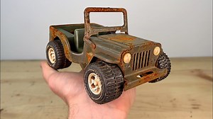 Transforming a rusty military jeep