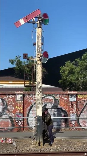 My Moving a old railway semaphore signals