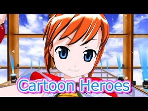 AQUA - CARTOON HEROES (cartoon dance)