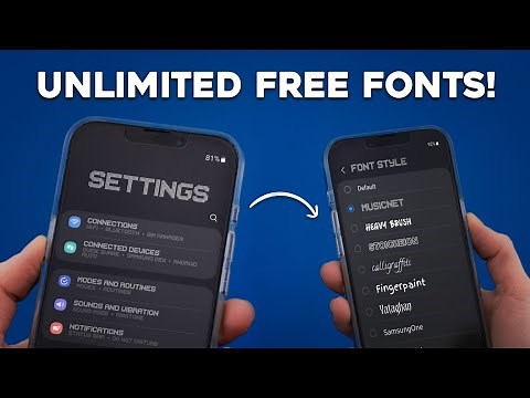 🤯Easily Install ANY FONT for FREE on Android! (NO ROOT)