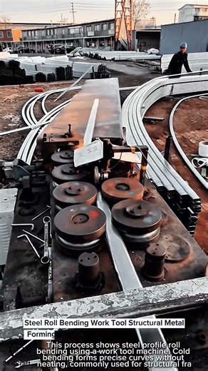 Steel Roll Bending Work Tool Structural Metal Forming #worktool