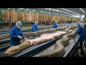 Inside the Snake Skin Factory – How Exotic Leather Becomes Haute Couture Fashion (Full Process)