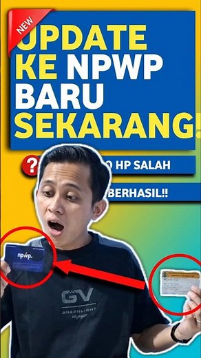 Cara Cetak Kartu NPWP Baru ● Cara rubah npwp 15 ke 16