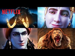Divine Union of Lord Vishnu’s Avatars ✨ Mahavatar Narsimha, Kurukshetra | Netflix India