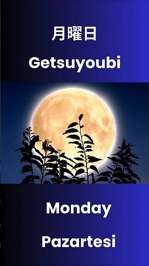 👉 Days in Japanese Are Described Using Elements! ☀️🌊🔥🌳#learnjapanesewithme