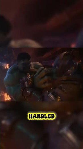 The Real Reason Hulk Lost to Thanos in Infinity War #Hulk #Thanos #InfinityWar #HulkVsThanos #MCU