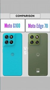 Moto G100 5G Vs Moto Edge 70 5G