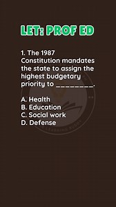 5.3K views · 154 reactions | PROF ED 2 QUESTIONS for the LEPT ✨ #letreview2025 #LETReviewer #LETReview #manifesting #LPT #LPTMarch2025 | Cleo Review Studio PH | Facebook