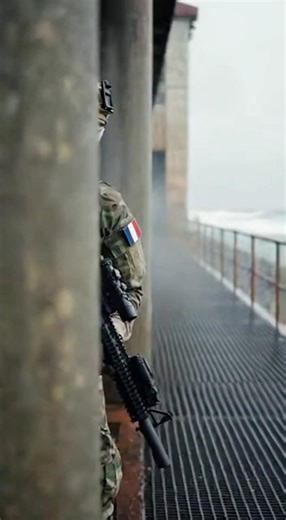 French Commandos Marine — Special Operations Forces | Coastal Industrial Recon — 4K Ultra HD