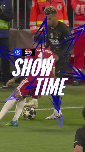 Who it better: Doué or Benzema? 🍿 | @The Killers | @Pepsi | #UCLshowtime