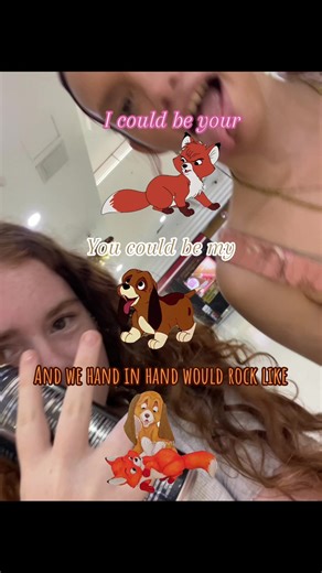 The fox and the hound🤍@Lilyann Blake💍💗🎀