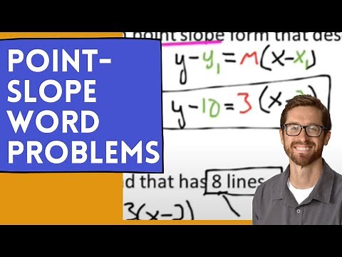 Point Slope Word Problems