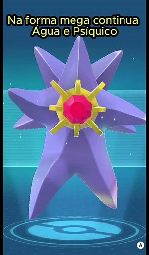 Descubra a Mega Starmie - Disponível em Pokemon Legends ZA