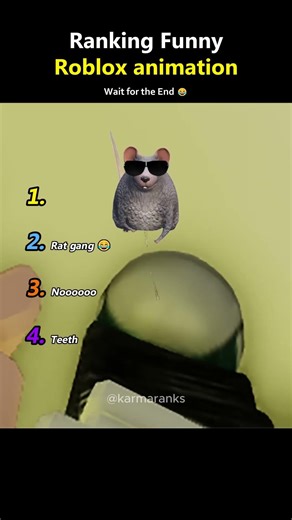 Ranking Funny Roblox Animation part 8 #shorts