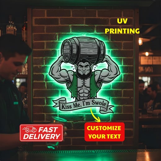 Personalized Tavern LED Metal Wall Art Sign, Custom Family Name Bar Decor, Home Bar Gift, Neon Sign, Man Cave Decor, Beer Sign, Pub Light - Etsy