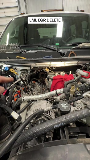 Offroad LML duramax EGR delete! #farmharddd | duramax