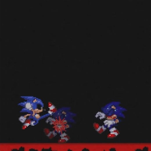 Sonic Kicks Hell Out of Sonic.EXE #shorts